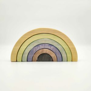 Holz Regenbogen mittel grün