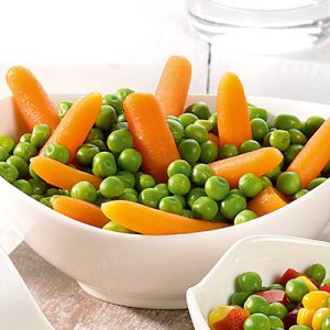 Erbsen mit Möhrchen
