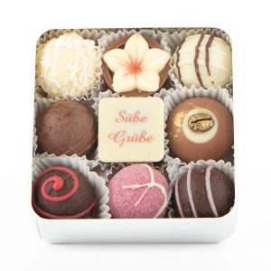 Metallbox Pralinen 09er