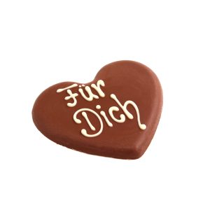 Edelschokolade-Herz, Vollmilch Für Dich