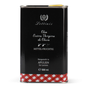 Lettinis Olivenöl Extra Vergine Apulien – Kanister 500 ml