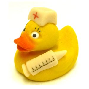 Marzipan-Krankenschwester-Ente