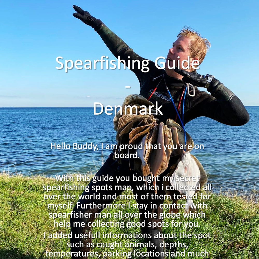 Spearfishing Guide and Maps – Denmark – Dänemark