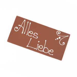 Edelschokolade, Vollmilch Alles Liebe
