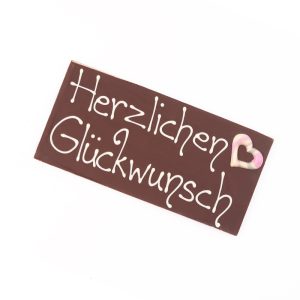 Edelschokolade, Zartbitter Herzlichen Glückwunsch