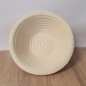 Gärkörbchen aus Holzschliff rund mit Rillen (750g)