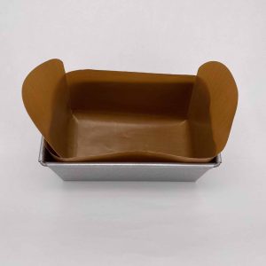 Kasteneinlage aus Dauerbackfolie für Brotkästen à 500 g