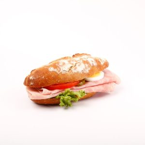 Sauerteigbrötchen Schinken