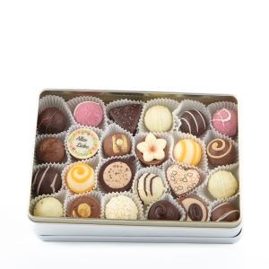 Metallbox Pralinen 24er