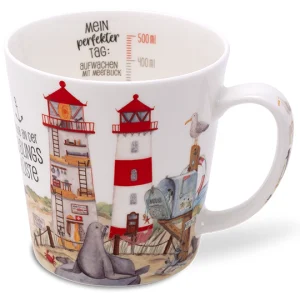 MAASS Fine Bone China Tasse / Becher – Leuchtturmliebe