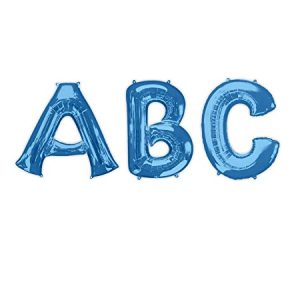 Anagram Folienballon, Buchstabe L, Blau, 86,4 cm