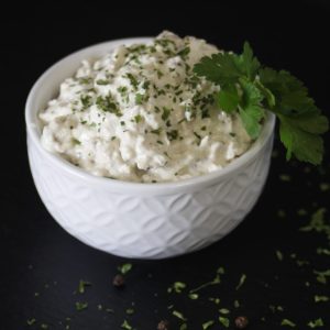 Aubergine-Schafscreme