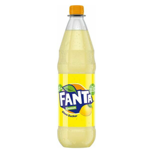 Fanta Lemon ohne Zucker 12 x 1,0L PET | MEHRWEG