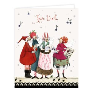 Geschenkkärtchen Musikanten von Silke Leffler