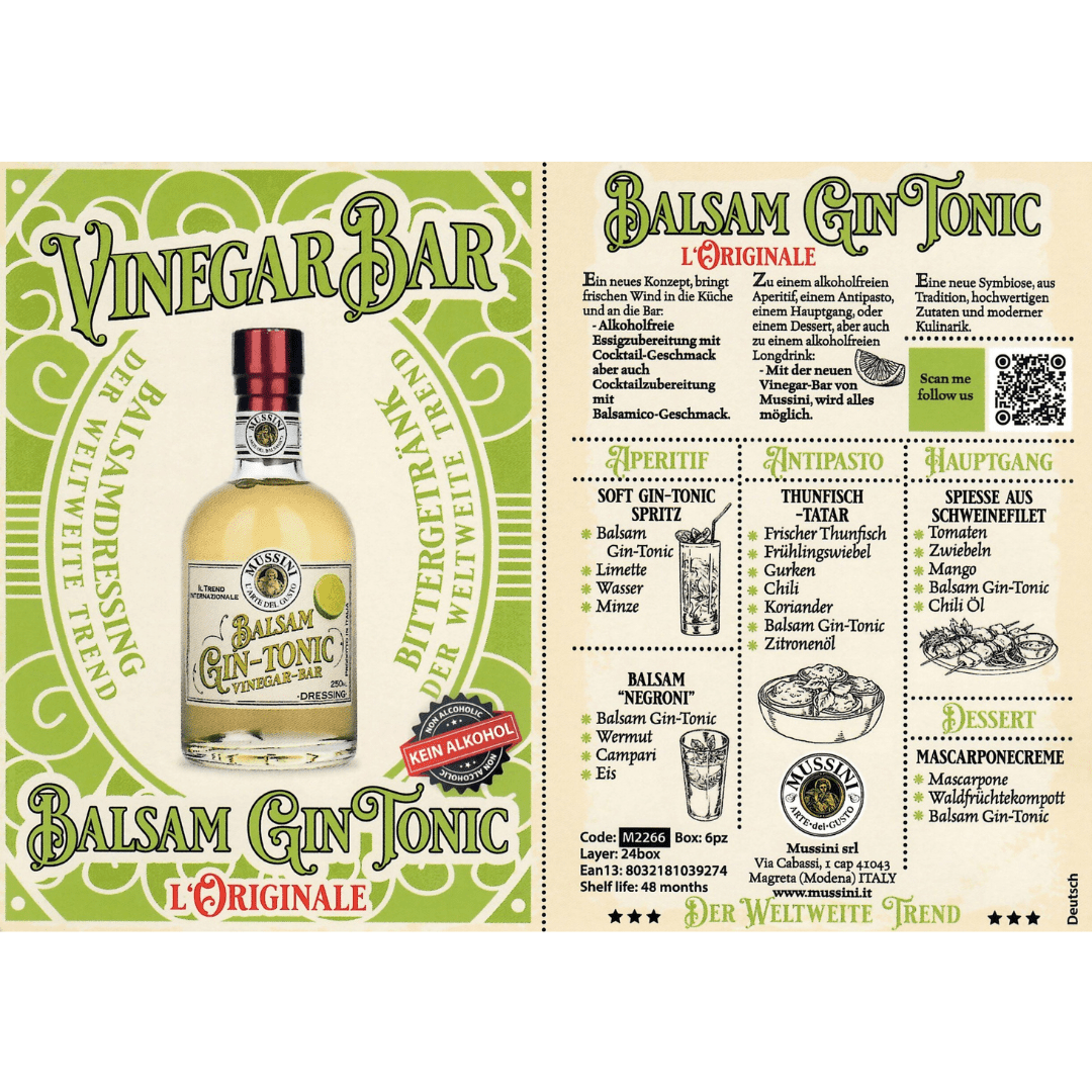 Balsam Gin-Tonic Essigzubereitung Premium – Bild 2