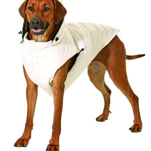 Karlie Wendeweste für Hunde, mit Kapuze oliv/beige, 60 cm