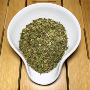 Nanaminze geschnitten