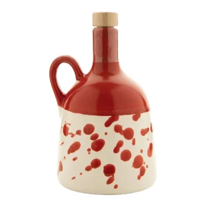 Nativem Olivenöl Extra – Keramikflasche Menzonio Rot