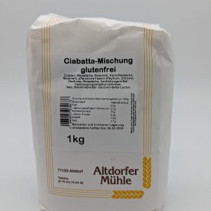 Ciabatta-Mischung glutenfrei 1kg