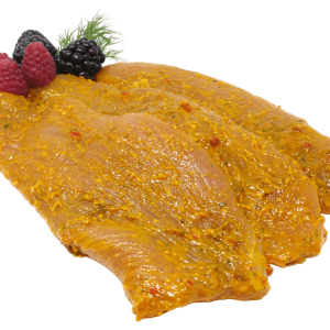 Putensteak, mariniert