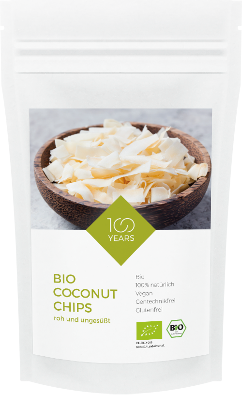 Bio Coconut Chips roh, ungesüßt
