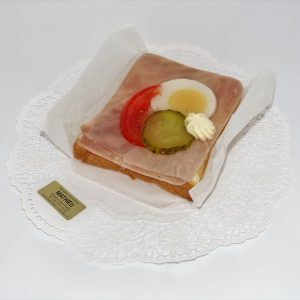 Belegtes Brötchen Schinken