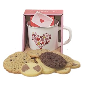 Geschenktasse Valentinstag Geburtstag Kekse