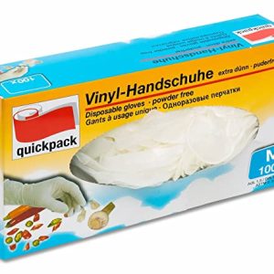 Unbekannt 100 Einmal Handschuhe extra dünn Größe M Einweghandschuhe