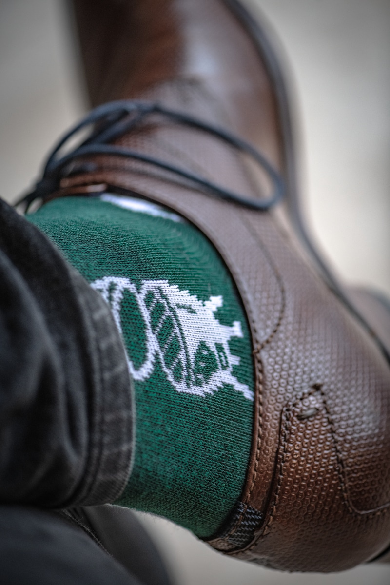 Socken Grün “Egg” – Bild 3