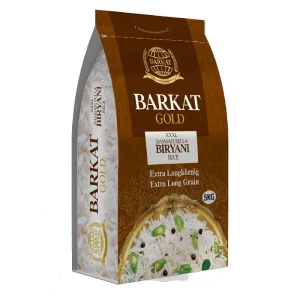BARKAT GOLD XXXL BASMATI SELLA BIRYANI REIS 5KG
