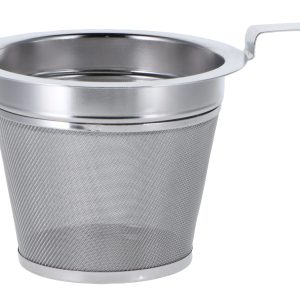 Edelstahl Sieb mit Griff – Größe – XL – Ø 96/80 mm, H 73 mm