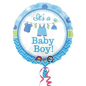 amscan 309001 IT 'S A Boy Folie Ballons