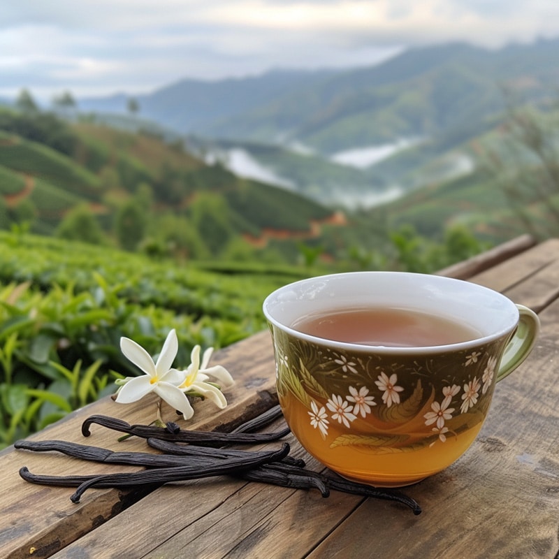 Bourbon Vanille Tee mit Stücken