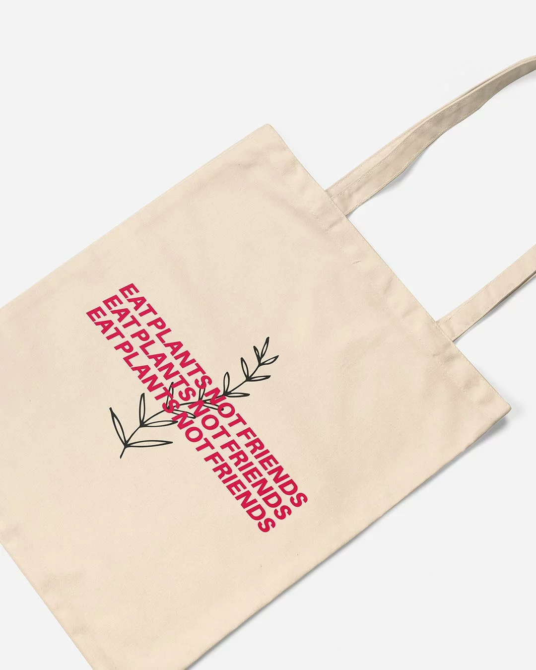 Eat Plants Not Friends Organic Baumwolltasche – Bild 3
