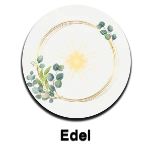 LED Untersetzer, Edel