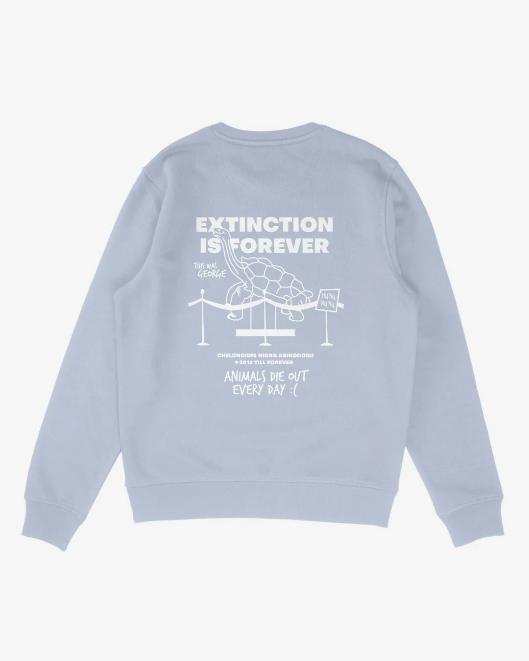 Extinction Is Forever Organic Sweatshirt – Bild 4