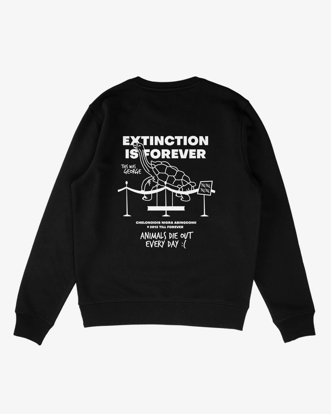 Extinction Is Forever Organic Sweatshirt – Bild 3