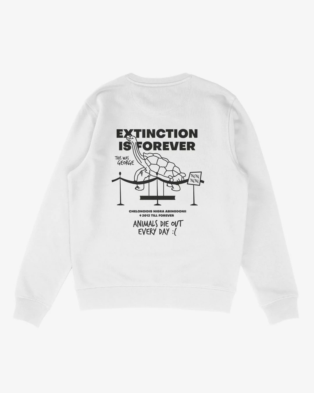 Extinction Is Forever Organic Sweatshirt – Bild 5
