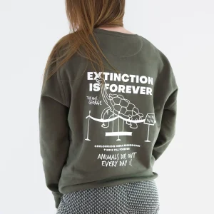 Extinction Is Forever Organic Sweatshirt
