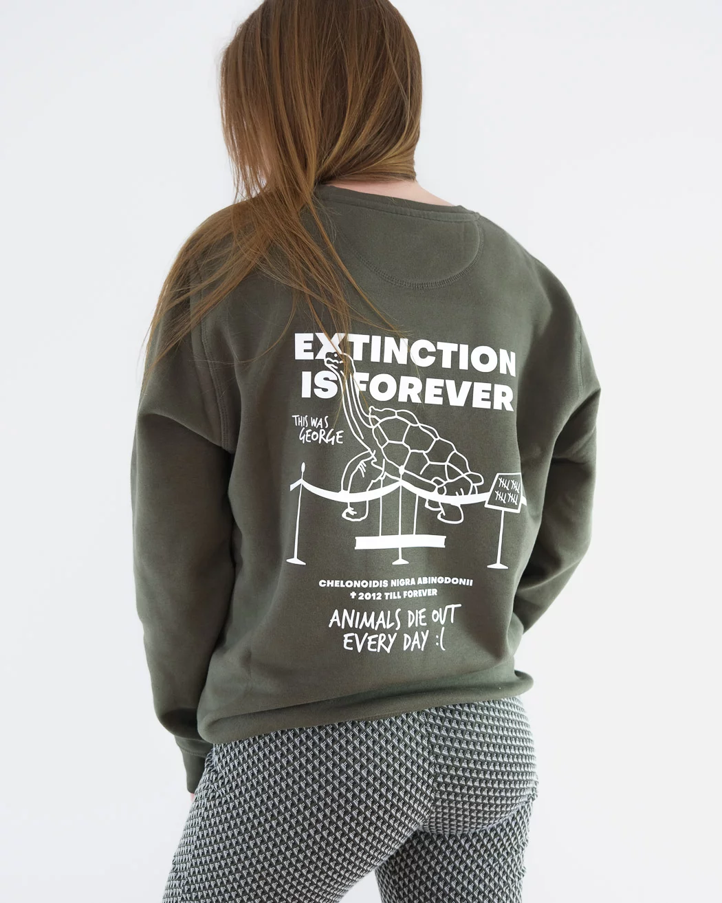 Extinction Is Forever Organic Sweatshirt