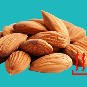 Mandelkerne kräftige Röstung