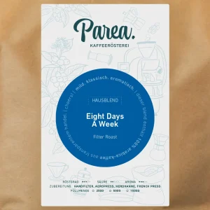 Eight Days A Week | Filterkaffee | PAREA-Hausblend | schokoladig-nussig