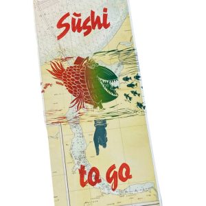 Hans-Hilmar Koch | “Sushi to go” Mehrfarbdruck auf Seekarte