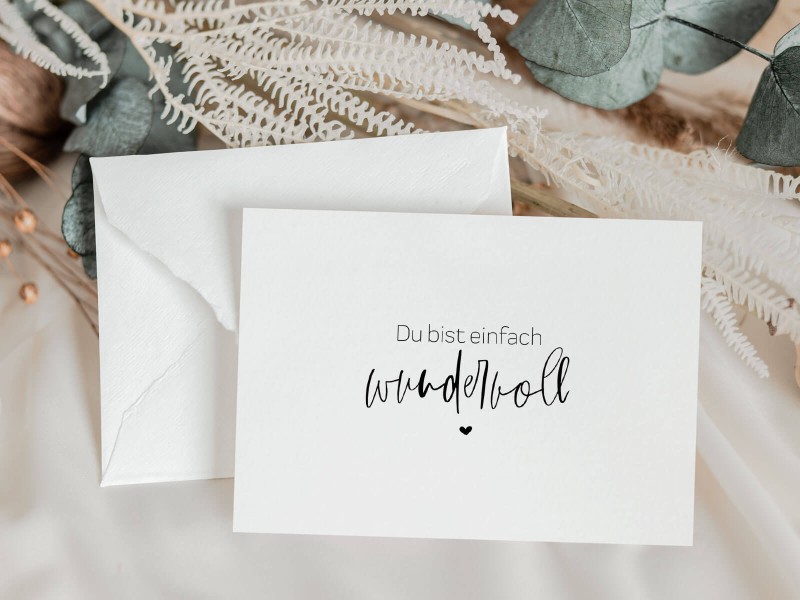 Postkarte „Wundervoll“ – Bild 2