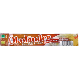 Ökoländer Salami-Snack Reines Rind