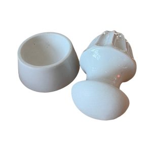 ULRIKE SANDNER | Zitronenpresse mit Mörser aus Porzellan